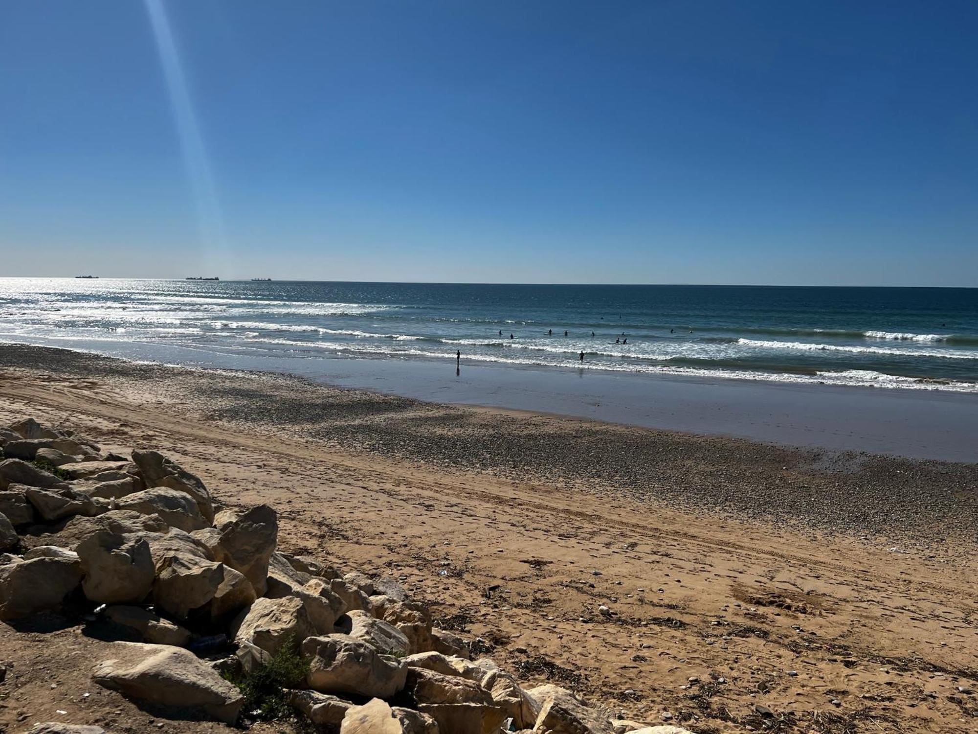 The Blue Pearl-Sensational Beach Apartment In Aourir أغادير المظهر الخارجي الصورة